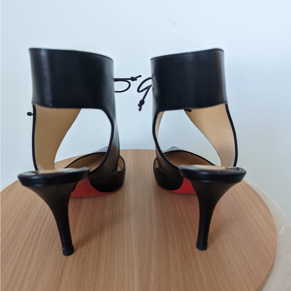 Christian Louboitin leather shoes size EU 39 like new condition ❗️AUTHENTIC - Picture 6 of 10